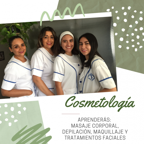 Carrera de Cosmetologia en 2 aos certificado SEP